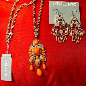 New Lydell NYC necklace and earrings set